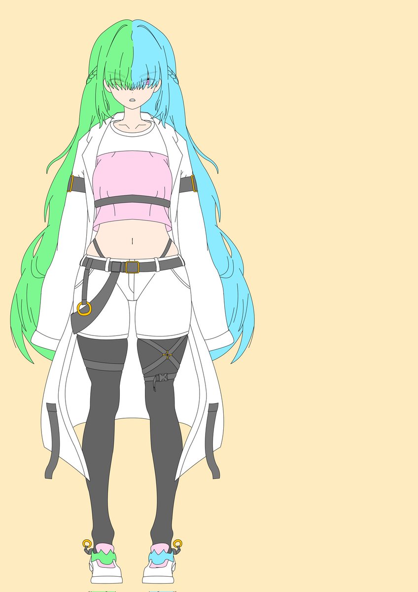 R_Shield_Y's tweet photo. このイラスト形だけは出来たけど、後ろ姿デザインしてないの。
早く完成させないと、いろいろ怒られそうなんよ。
ちなみにこの子は
DREAMIRTH
ってとこのイメージキャラクターの
陽夢（ようむ）
って子になる予定。
#イラスト https://t.co/7n8Ozw9Eco