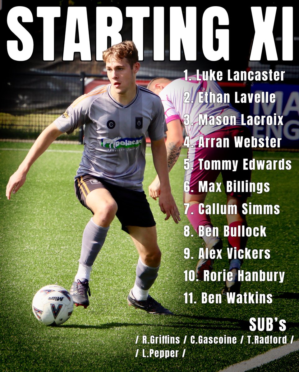 📋 Starting XI – Worcester United vs FC Wickhamford 📋

Here’s how United line up this afternoon at Langland Stadium in the County Cup:

Luke Lancaster
Ethan Lavelle
Arran Webster
Tommy Edwards
Mason Lacroix
Callum Simms
Ben Bullock
Max Billings
Rorie Hanbury
Alex Vickers
Ben