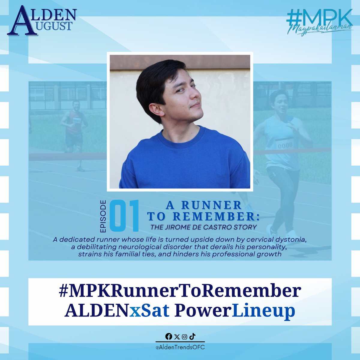 Ang hirap nang role (it can be physically tiring), pero talagang napakahusay mo gumanap!

We are so PROUD of you, ALDEN RICHARDS!!!

<a href="/aldenrichards02/">Alden Richards</a> <a href="/MPKGMA/">Magpakailanman</a>
#MPKRunnerToRemember
#ALDENRichards
ALDENxSat PowerLineup