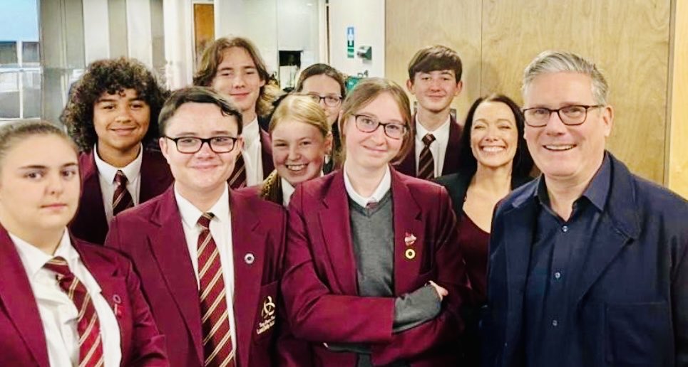 A very special morning for members of the Lord Derby Academy Pupil Parliament, meeting with U.K. Prime Minister Sir Keir Starmer. Our pupils asked him very insightful questions. A truly fantastic opportunity for our future leaders ⁦<a href="/KnowsleyCouncil/">Knowsley Council</a>⁩ ⁦<a href="/thedeantrust/">The Dean Trust</a>⁩