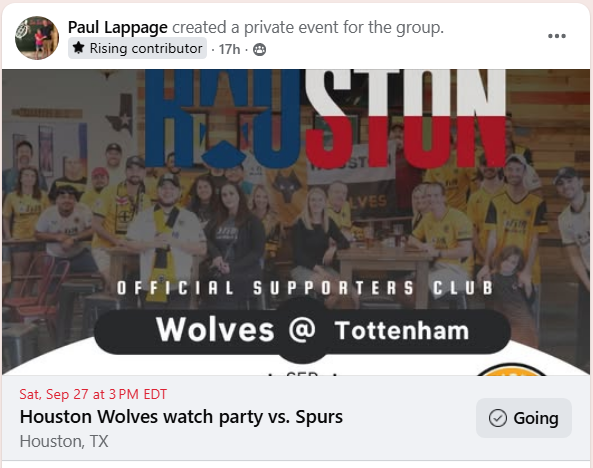 wlwpod's tweet photo. 🕒 Late kick-off means there are a LOT of supporters groups meeting up for today's match!

📍 Find your local here: https://t.co/0xPSZH6NlC

🗣️ And let us know where you're watching from, whether you're with a group or not! 👇🏼 #wwfc #WoldwideWolves https://t.co/jT6cOQ5B6A