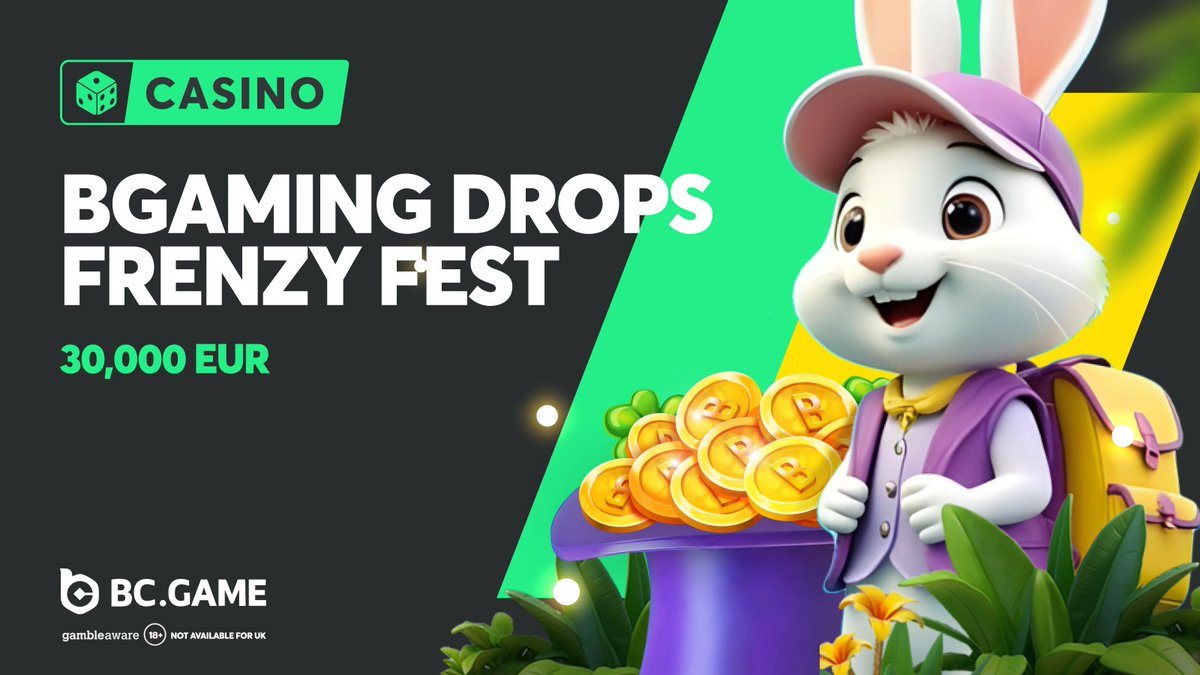 bcgame's tweet image. 🎰 BGaming Drops Frenzy Fest — Sep 1–30, 2025
💰 €30,000 Prize Pool

Spin any BGaming slot &amp;amp; win instant cash prizes up to €1,000 – no minimum bet required!

Random drops happen during gameplay. 
Featured Games: Diamond of Jungle, Lucky 8 Merge Up, Pop Zen, Wild Heart &amp;amp; more!…