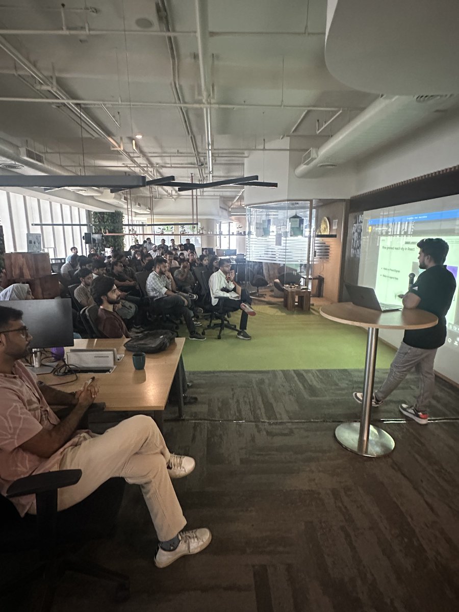 ⚡ What a session! Esan Mohammad (Senior Software Engineer <a href="/brevo_official/">Brevo</a>) delivered an amazing talk on Fine Grained Reactivity at the React India Delhi Meetup.


Thanks for the insights, Esan! 🚀🙌


#ReactIndia #ReactDelhi #ReactJS #Frontend #WebDevelopment