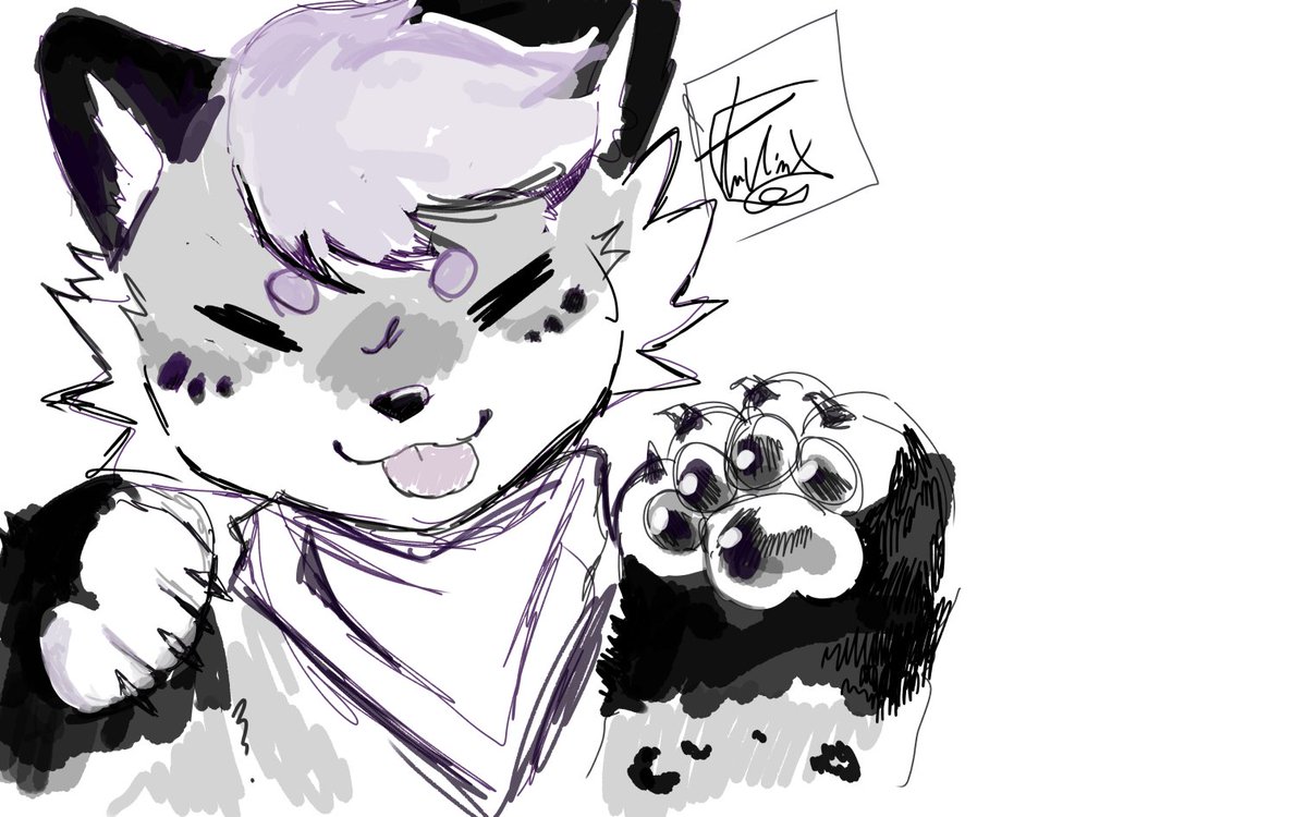 Tw1Linx_'s tweet image. Dibujito que le hice a @PanConKisu