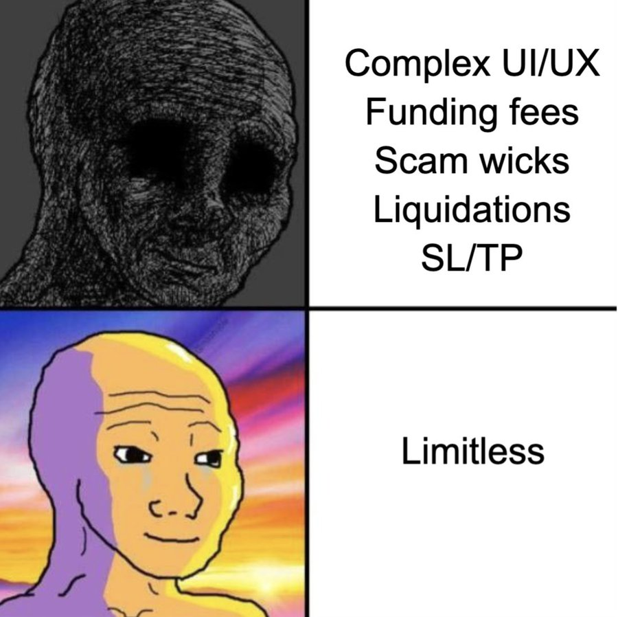 trylimitless's tweet photo. Limitless is building a home for short-term price prediction markets.

Nonstop hourly &amp; daily markets, instant resolutions, and a unique mobile-optimized experience.

Not your average prediction market. https://t.co/geVM0VqLqD