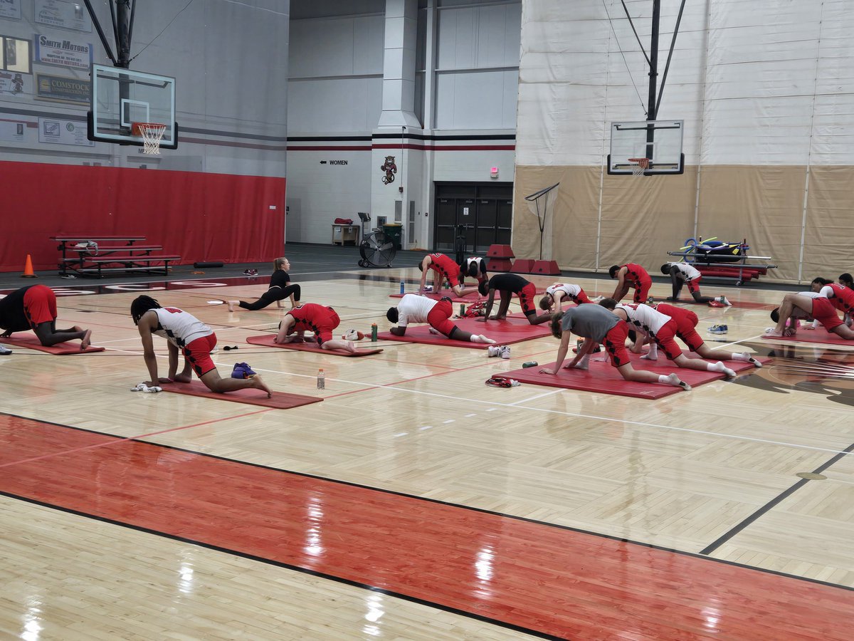 Finishing out the preseason with a yoga session. This group has a chance to be special! <a href="/ndscswildcats/">NDSCS</a> <a href="/NDSCShoops/">NDSCS Men’s Basketball</a> <a href="/NDSCSAthletics/">NDSCS Athletics</a>