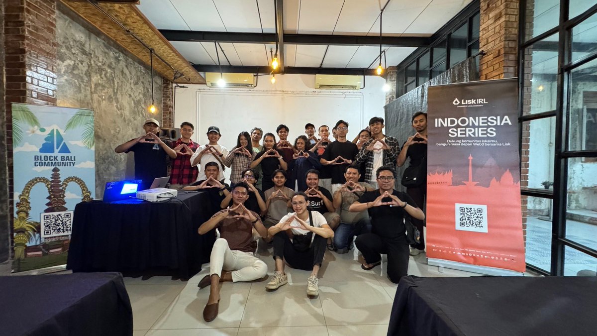wayphantomme's tweet photo. Thanks guys, for today's event Bali Blockchain Developer Meetup Eps 1 support with @LiskSEA IRL.

Let's grow Bali Blockchain Developer Community together! #Web3 #Blockchain #Developer https://t.co/XmlRX5CiHf