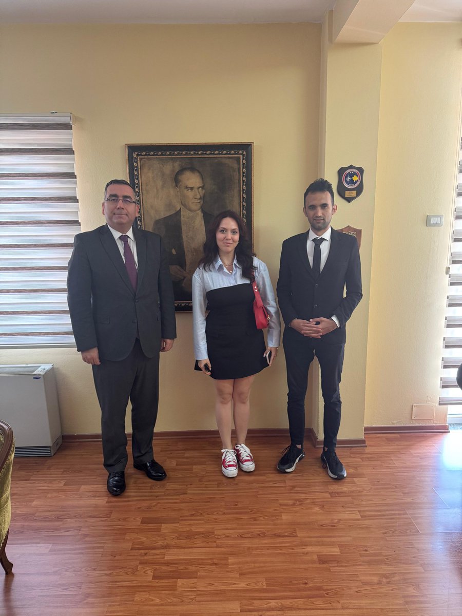 ipsyso's tweet photo. IPSYSO HQ President Yunus Emre Baran and Board Member Gülcenaz Arslan were officially received by H.E. Tayyar Kağan Atay, Ambassador of Türkiye to Albania 🇹🇷🇦🇱

#IPSYSO #InternationalRelations #GlobalNetwork https://t.co/A4rxcY9saf
