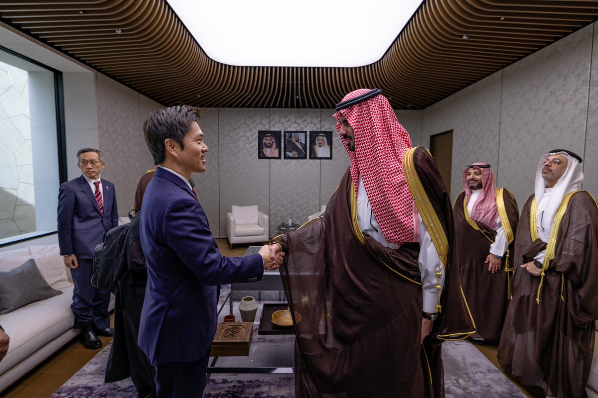 BinAyyafFaisal's tweet photo. من جناح السعودية 🇸🇦 في إكسبو 2025 أوساكا..

نقول للجميع #الرياض_ترحب_بالعالم في اكسبو 2030 في نسخه تاريخية بإذن الله https://t.co/Aaw6HDA0As