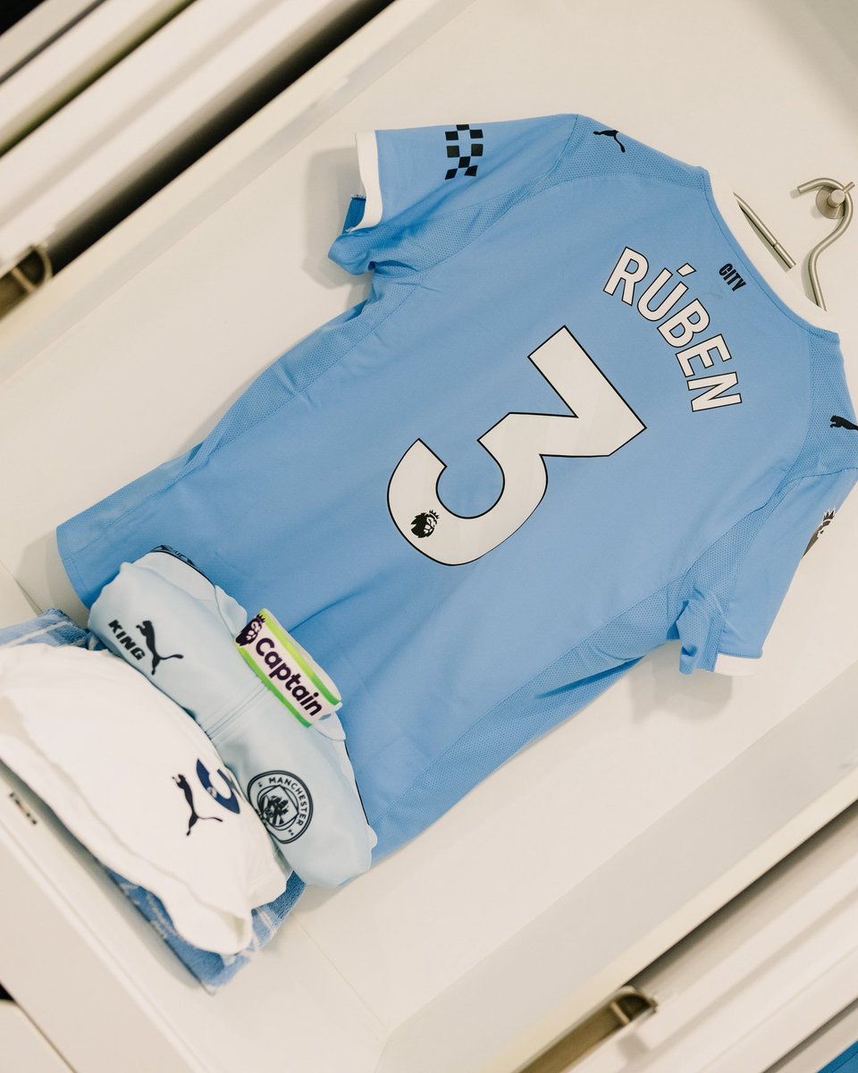 マンチェスター・シティ RÚBEN サイン入りジャージ 3番 子供用