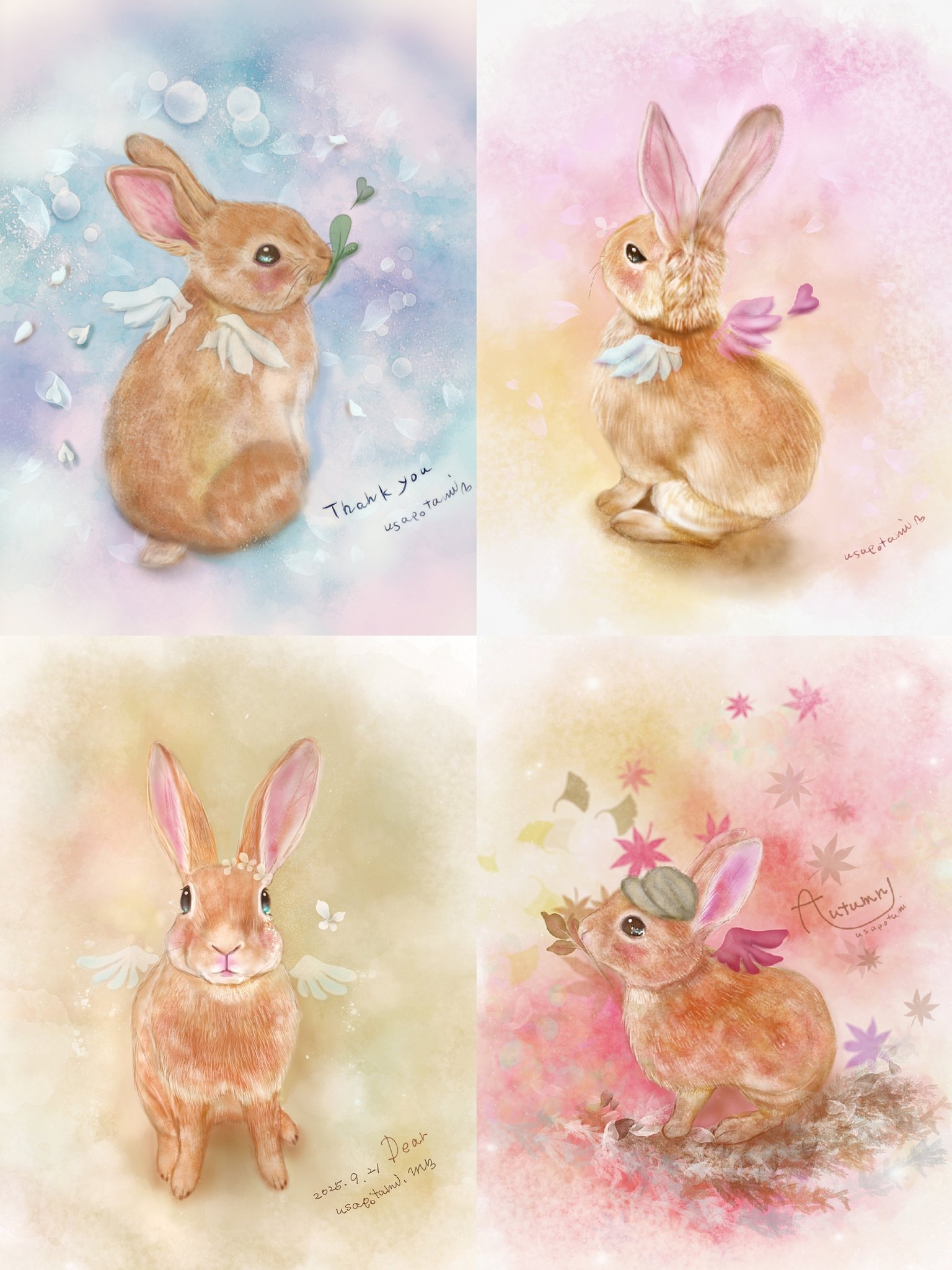 🐇うサぽたみ.mꕤ (@usapotami_art) / X
