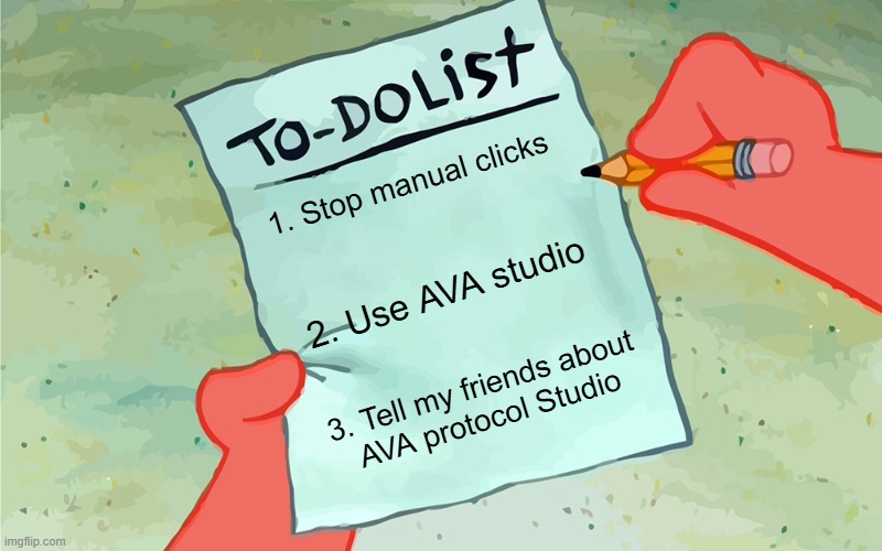Kelly_Etim's tweet image. Some to-do lists change your workflow forever. 

This is one of them. 

Thanks to @ava_protocol, automation has never been this simple.

#APStudio