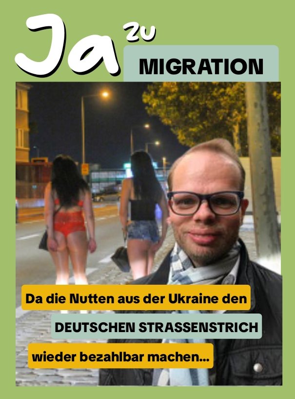 Was ist das eigentlich für eine dämliche Aktion #jazumigration die da gerade durch #Deutschland geht? Die ist ja schlimmer als die Freibadplakate!