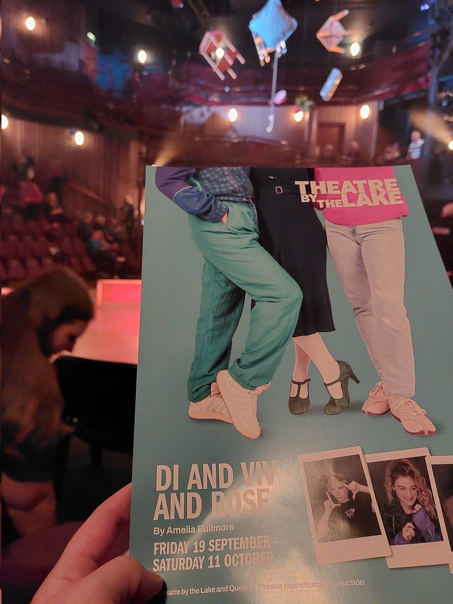 Absolutely loved my second #CumbrianCreatives night at <a href="/tbtlake/">Theatre by the Lake</a>  this week. Still can't quite say "I'm a writer" without cringing when other creatives ask what I do though 😅

Highly recommend Di and Viv and Rose, on for another 2 weeks. Laughed, cried, danced in our seats ❤️