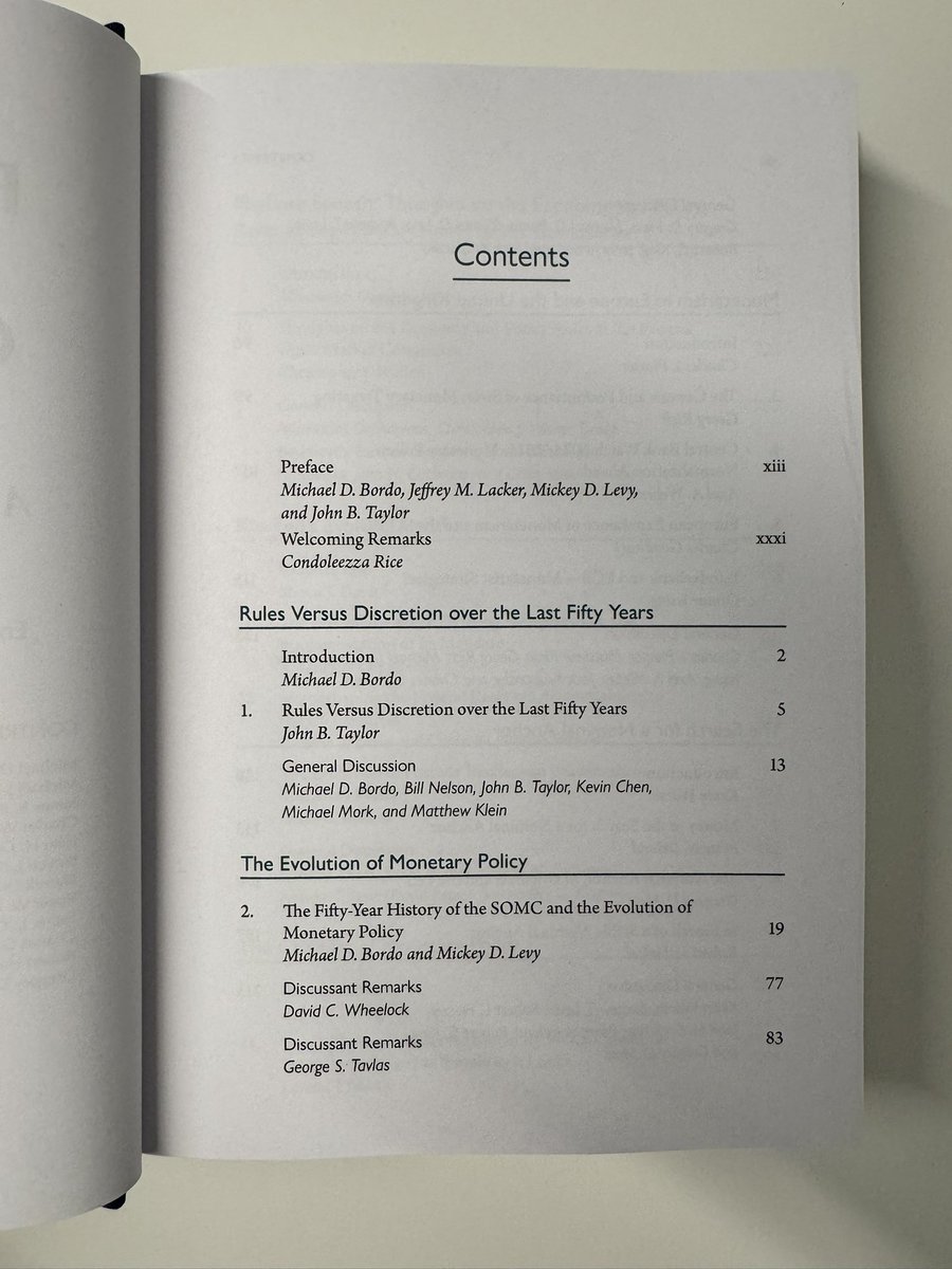 Kevin Chen (@kevinchennyc) on Twitter photo Very happy to receive the 50 Years of Shadow Open Market Committee book, hosted and published at the <a href="/HooverInst/">Hoover Institution</a> of <a href="/Stanford/">Stanford University</a> . The first question in the discussion was from me to Prof. Taylor, THE one who invented the Taylor rule. Its relevance is even more important now. Very happy to receive the 50 Years of Shadow Open Market Committee book, hosted and published at the <a href="/HooverInst/">Hoover Institution</a> of <a href="/Stanford/">Stanford University</a> . The first question in the discussion was from me to Prof. Taylor, THE one who invented the Taylor rule. Its relevance is even more important now.