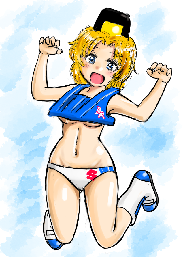 「#このタグを見た人は自分の絵の太ももをのせる #いいから脇見せろ 丁度良いのがあ」|いさかこうじのイラスト