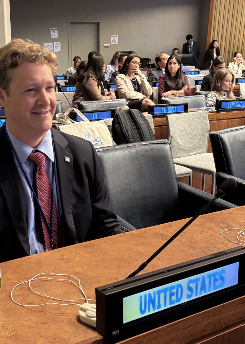 MattColeman123's tweet image. Joined @SBA_Kelly at @UN General Assembly @UNYouthAffairs&apos; World Youth Programme during #UNGA80 #HighLevelWeek representing the U.S., where the @SBAgov chief provided remarks focusing on #education being the key to #entrepreneurship, empowering the world&apos;s future generations. 1/2