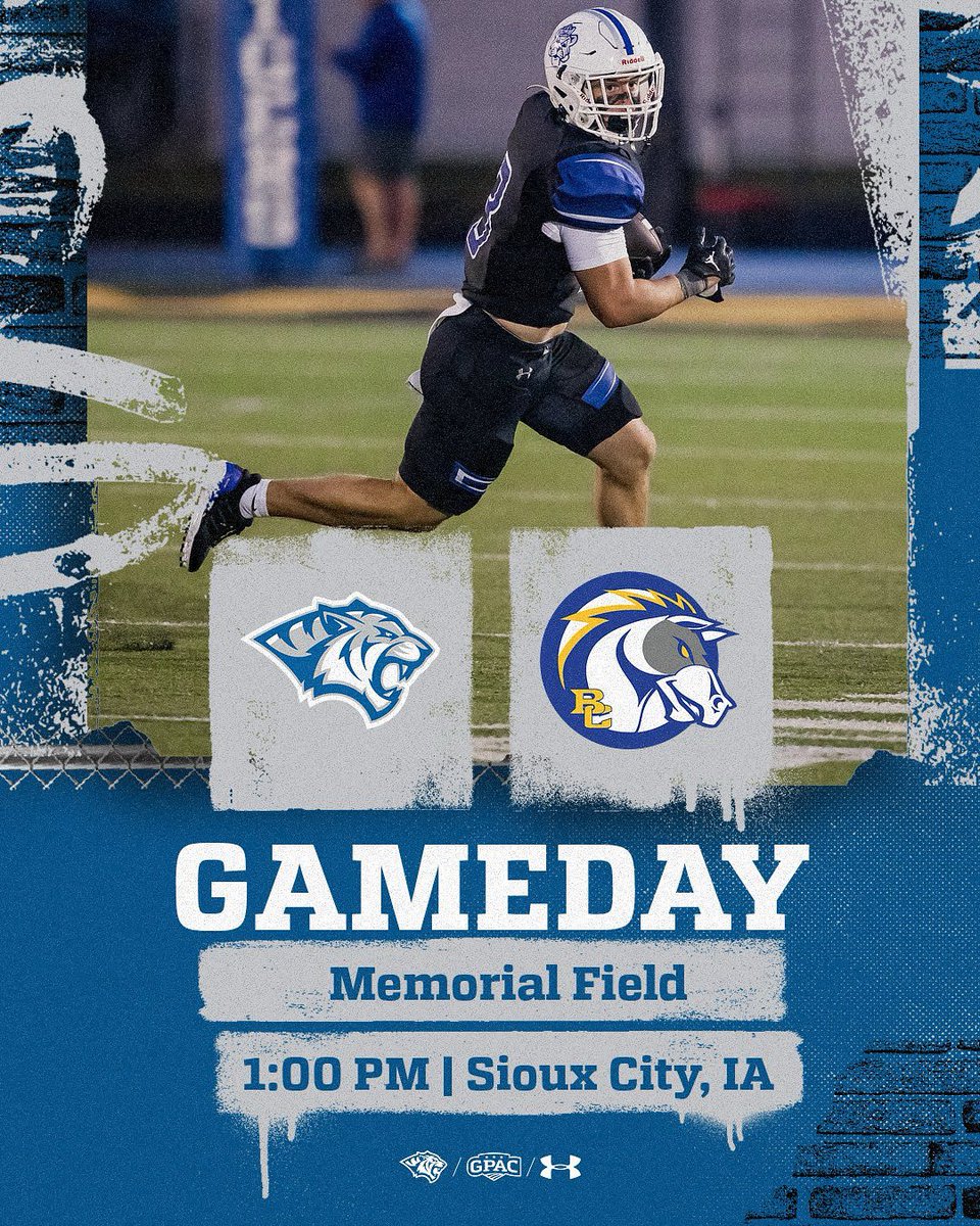 🏈 | #GAMEDAY | <a href="/dwtigerfootball/">DWU Football</a> 

🆚 Briar Cliff
📍Memorial Field - Sioux City, IA
⏰ 1:00 PM
🎥 tinyurl.com/3rwa5ud4
📊 tinyurl.com/5n7uau6n

#RollTige 🐯 | #BleedBlue🔹