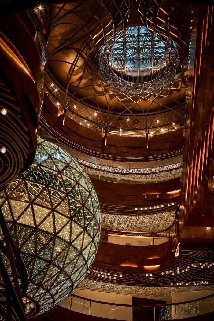 The stunning interior of K11 MUSEA in Hong Kong.