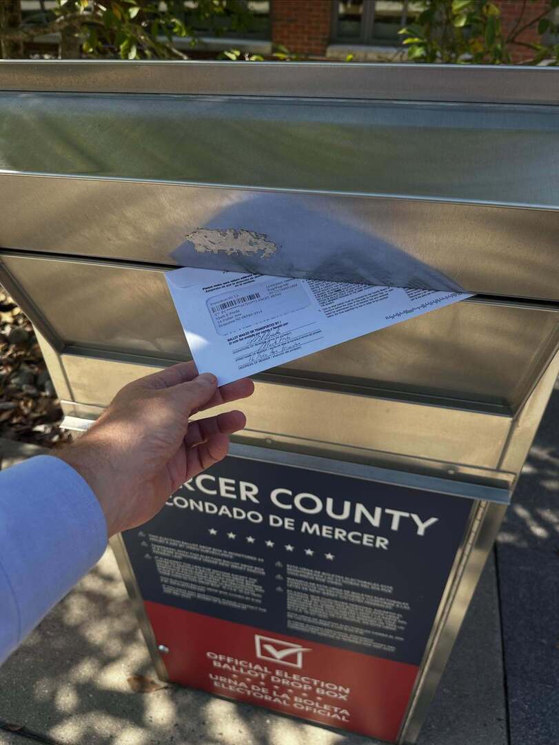 Mail in ballot?  Got mine turned in. Don’t wait. Fill it out and vote!  You can use any drop off box in Mercer County, for Princeton there is one in the Marchand Plaza at 400 Witherspoon Street. Voting is your right, don’t take it for granted; use it!  E… instagr.am/p/DPG7CYDEVSq/