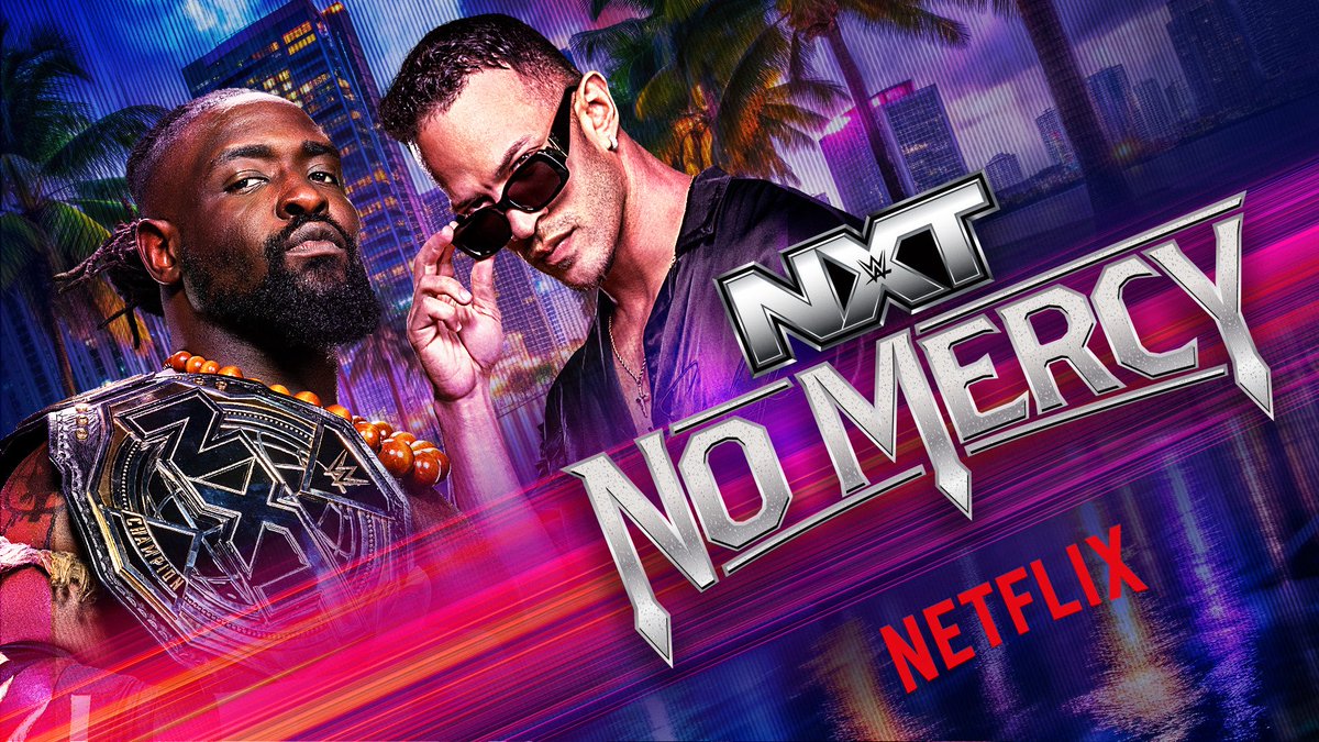 WWEIndia's tweet photo. Kal #NXTNoMercy pe:
🏆 @Obaofwwe vs. @starkmanjones - #WWENXT Title Match
🏆 @jacyjaynewwe vs. @lolavicewwe - NXT Women’s Title Match
🏆 @OfficialEGO vs. @TavionHeights - NXT #NATitle Match
🏆 @SolRucaWWE vs. @lainey_wwe - NXT Women’s Speed Title
… and MORE! ⬇️ https://t.co/H5Zyi1LUWH