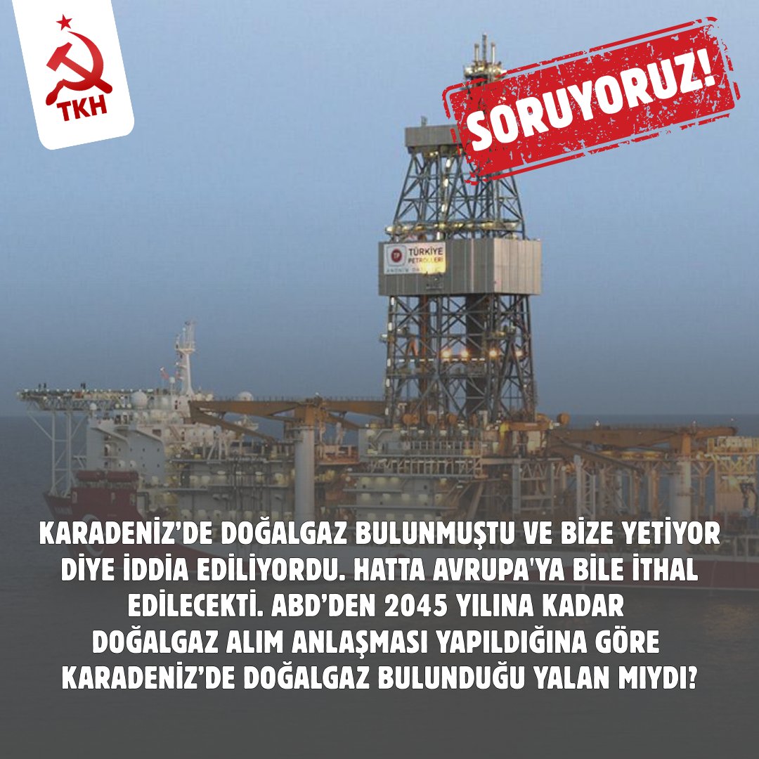Soruyoruz!

Karadeniz’de doğalgaz bulunmuştu ve bize yetiyor diye iddia ediliyordu. Hatta Avrupa'ya bile ithal edilecekti. ABD’den 2045 yılına kadar doğalgaz alım anlaşması yapıldığına göre Karadeniz’deki doğalgaz bulunduğu yalan mıydı?