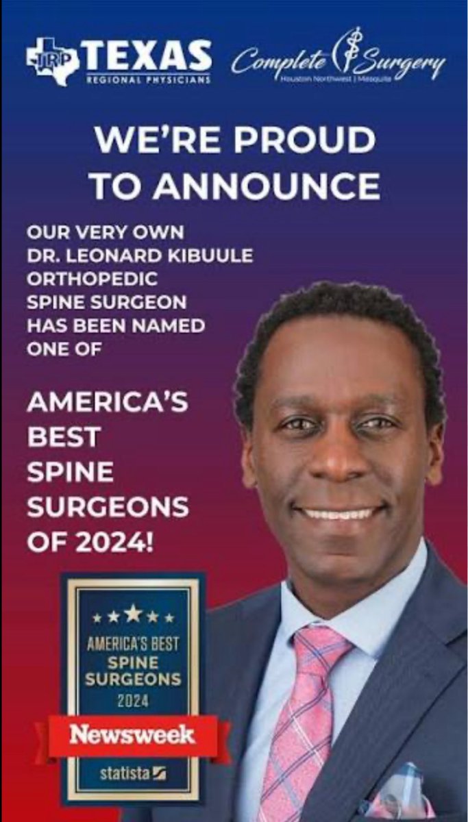 What an incredible honor to meet Dr. Leonard Kibuule, one of America’s best 150 spinal surgeons as named by <a href="/Newsweek/">Newsweek</a>. He’s excited about <a href="/KarisMedical/">Karis Medical</a> and the Hospital construction. His engineering background enhances his role in developing next-gen spine surgery tools.