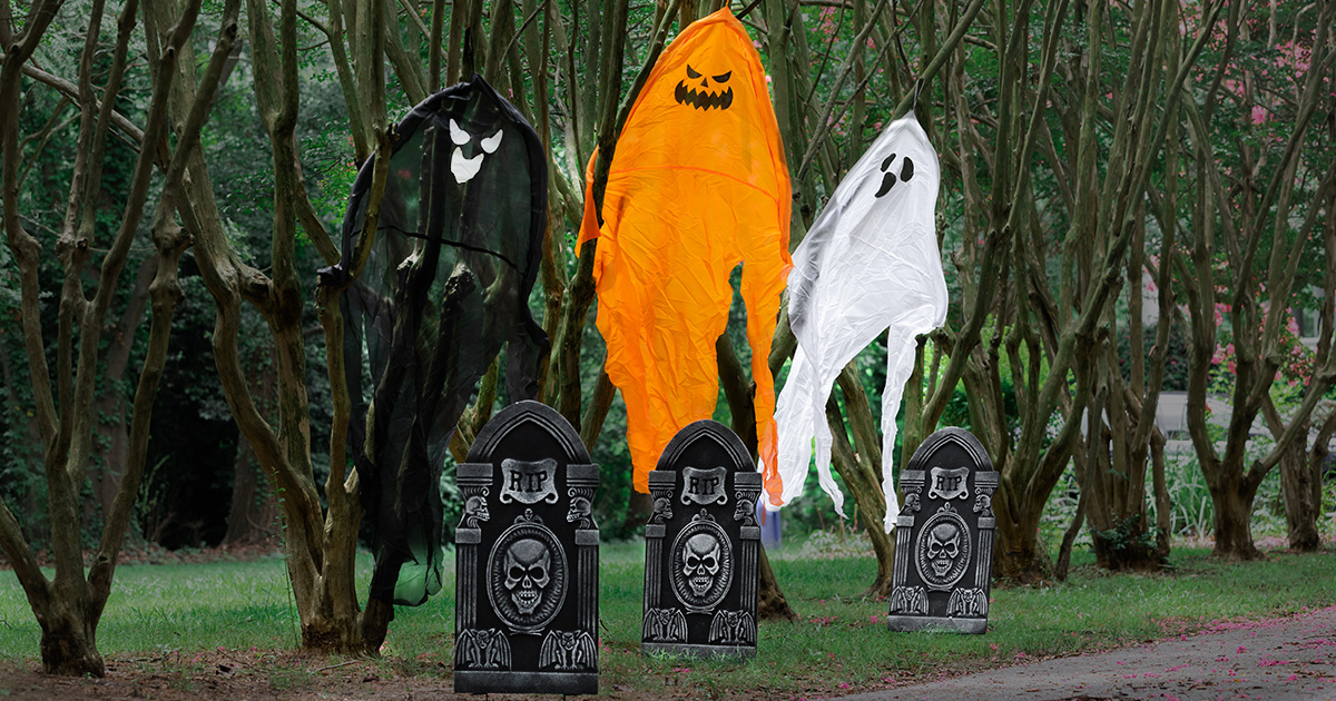 Check out these Dollar Tree #SquadGhouls! Upgrade your Halloween decorations with our delightfully spooky hanging ghosts and ghouls in stores now 👻​  DT.social/AfQ850WVj9Y