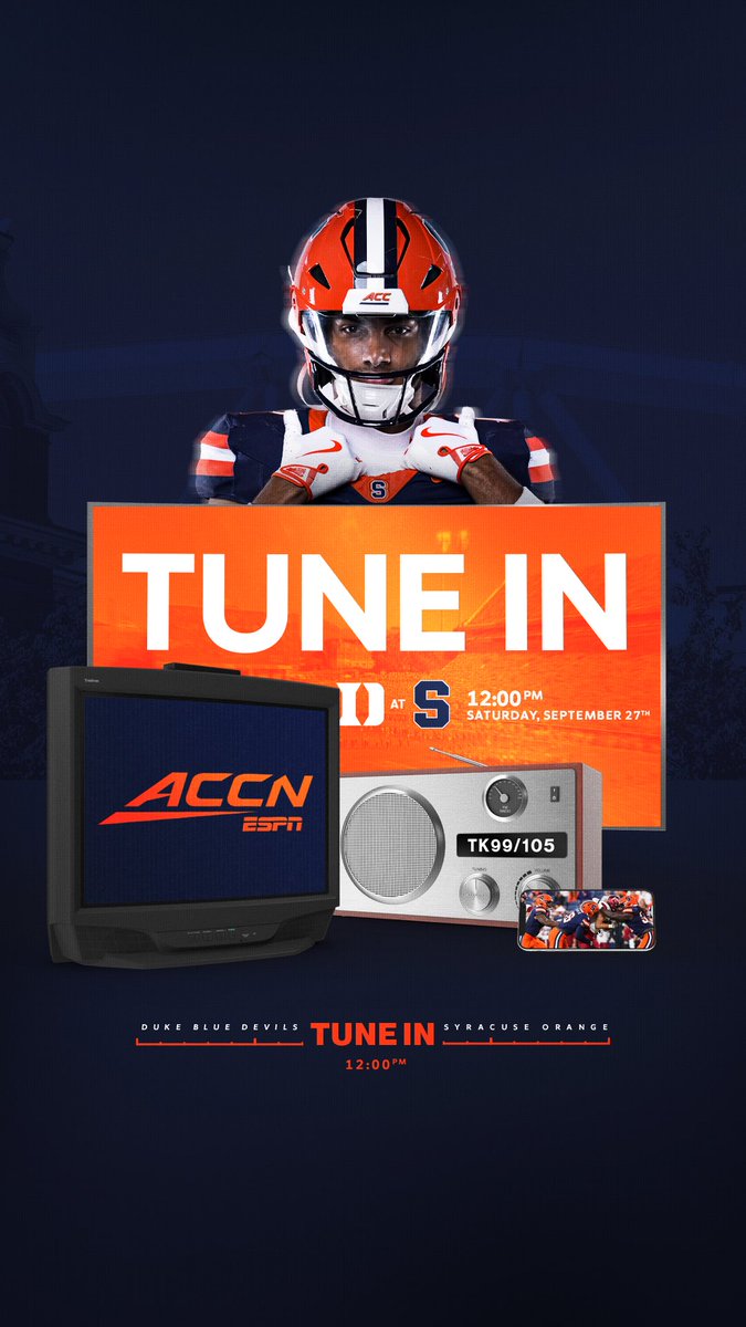 ⌚️ Noon
🆚 Duke
📺 <a href="/accnetwork/">ACC Network</a> 
📻 TK99/105
