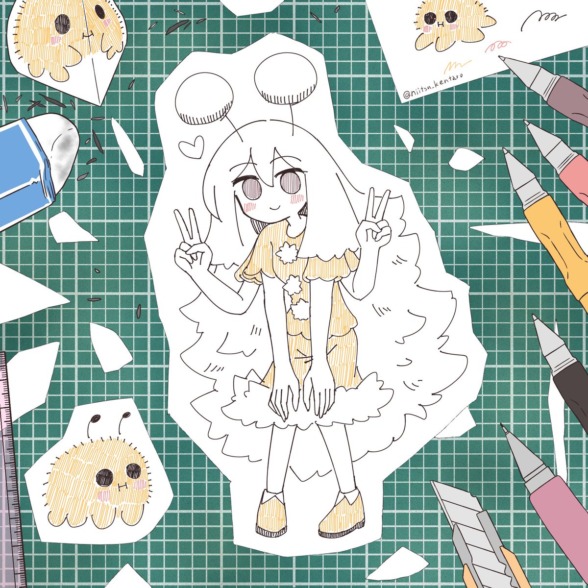 ペーパーばぐりちゃん
おやすみなさい📃✂️🖊️
#ばぐりちゃん