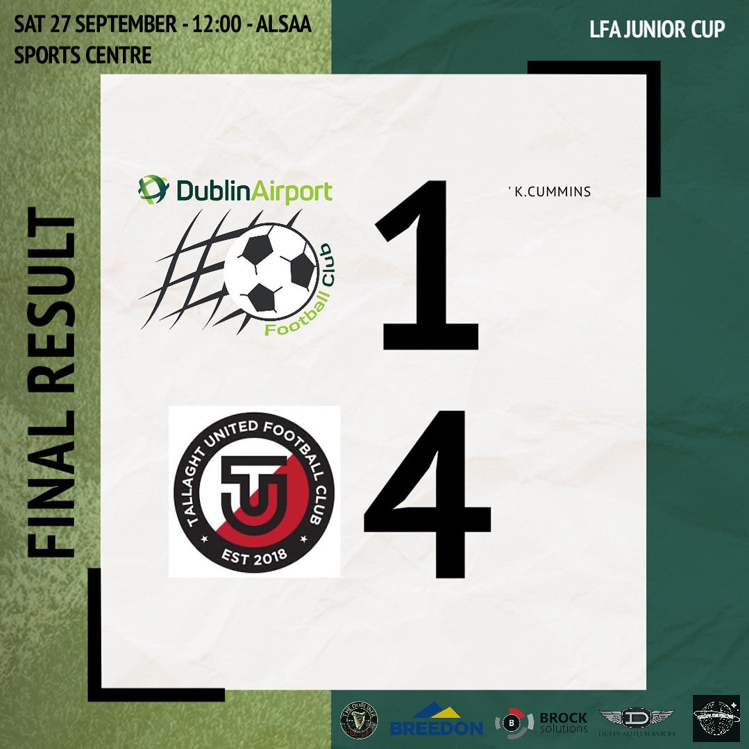 ✈️ ⚽️| 𝙍𝙚𝙨𝙪𝙡𝙩 |⚽️ ✈️

As hard of a test as they will come this season against a top opposition. A resilient team effort from the lads saw the game go into the last 30 minutes with the game level at 1-1. The visitors then took the lead with goals in quick succession.