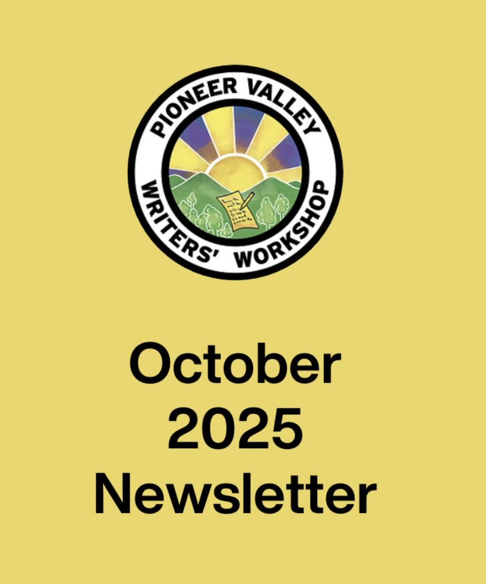 Just released! 🎉 Join us for virtual workshops, one-day and multi-week, reading events, and more this fall - start reading here: mailchi.mp/pioneervalleyw…