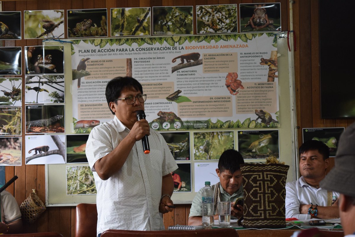 ✨II REENCUENTRO INKAL AWÁ🍃

Un espacio para seguir tejiendo, enraizando y caminando juntos en la defensa de la vida y el territorio. 🌱

Con la fuerza y la palabra de las autoridades, líderes y lideresas de la Gran Familia Awá Binacional.