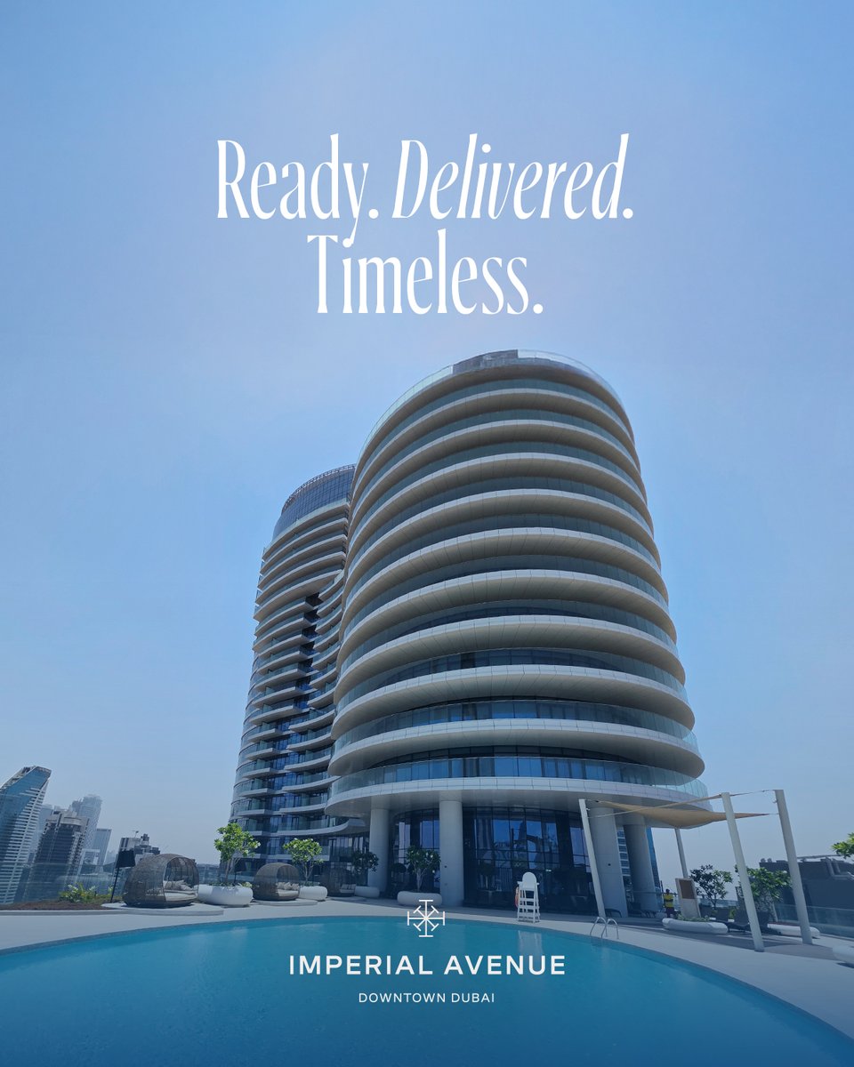 Imperial Avenue rises in Downtown Dubai—45 storeys of elegance with bespoke podium villas, private pools &amp; world-class amenities. A timeless address, now delivered.
#ImperialAvenue #LuxuryLiving #DowntownDubai #ShapoorjiProperties