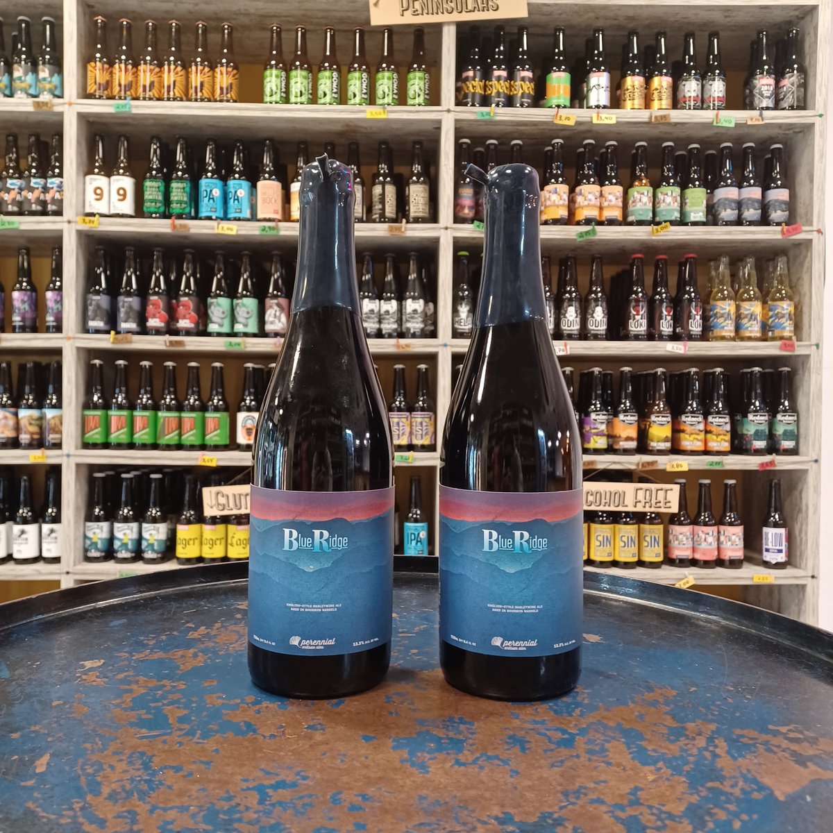 Perennial Artisan Ales at OKasional! 
🌉 Blue Ridge - English Style Barleywine Ale Aged in Bourbon Barrels - 13,3% 
okasional-beer.com 
#craftbeer #beer #cerveza #taproom #Barcelona