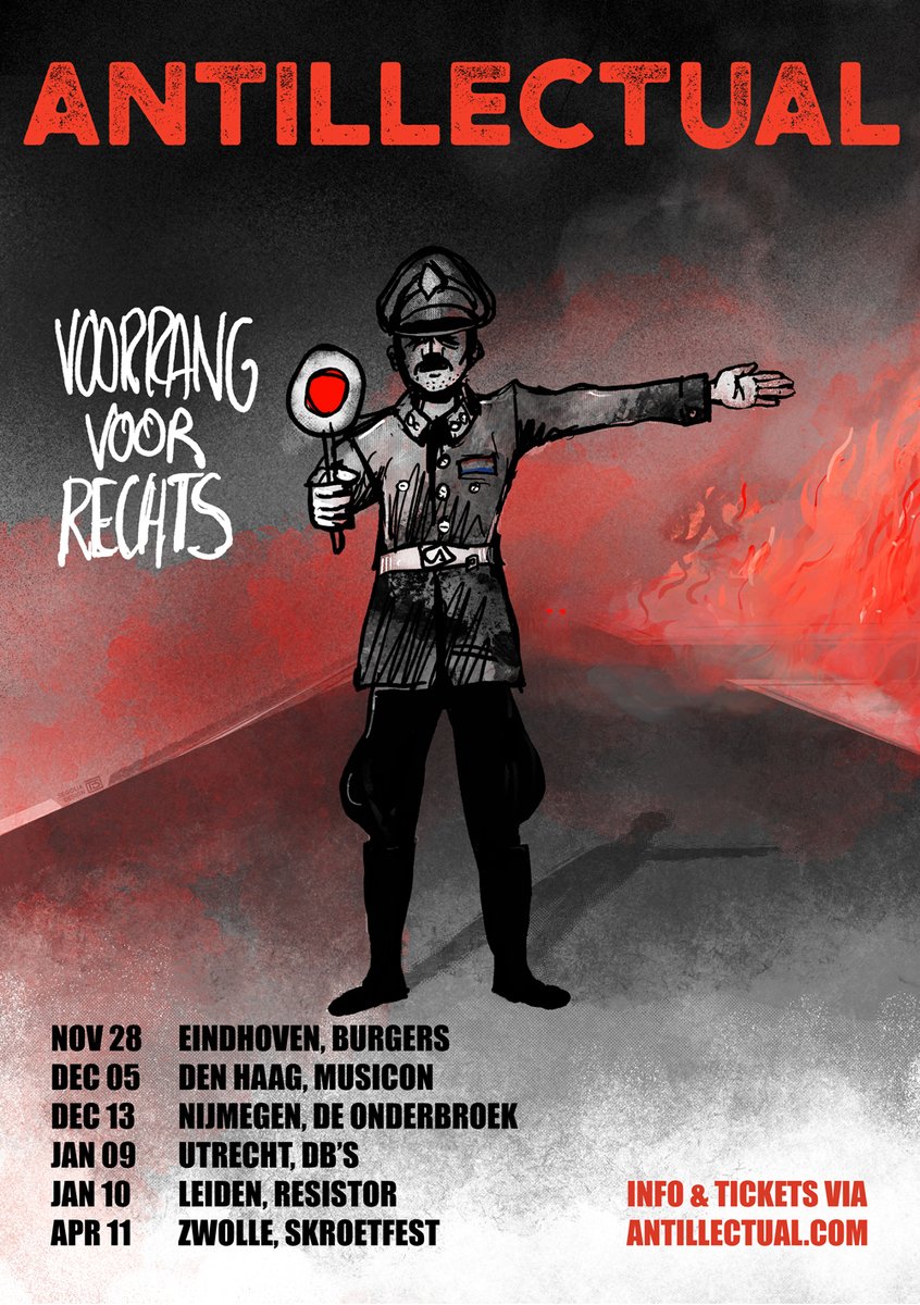 We're playing Eindhoven after all, see you at Burgers on Nov 28! And we added a festival a bit up north, Skroetfest in Zwolle 🔥🖤
Still more to come...

Info &amp; tix at antillectual.com/shows