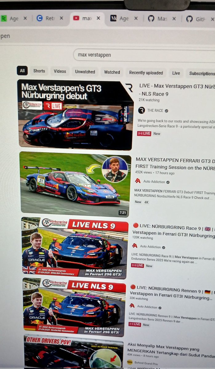 a7chax's tweet photo. watching gt3 ❌
watching max verstappen ✅ https://t.co/wXS3q6TiMR