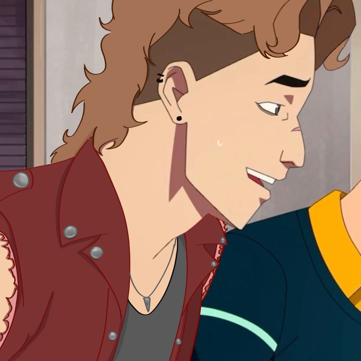 Psych0punktw1nk's tweet image. Concert with my mates tonight! Lowky nervous💧 Just hope I don’t screw up

// He’s a bassist btw😼
#invincible #screenshotedit #mohawkwilliam