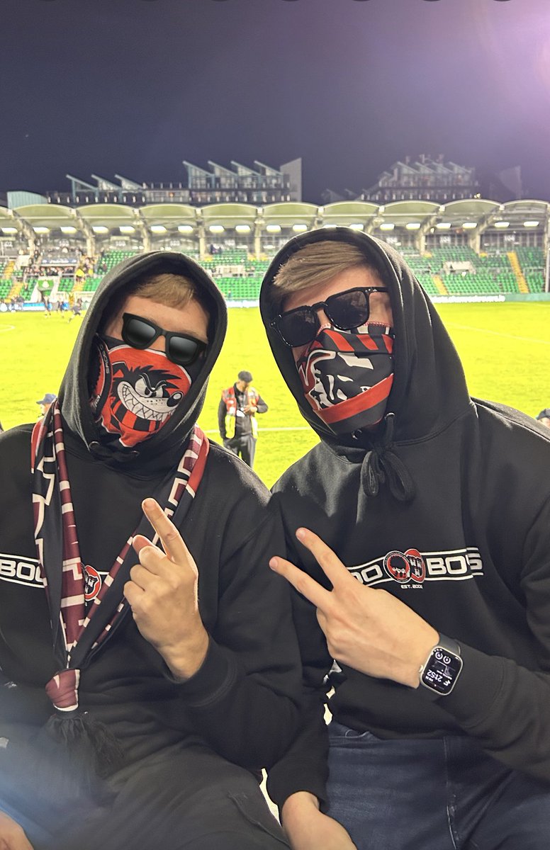 watching footy in the mountains