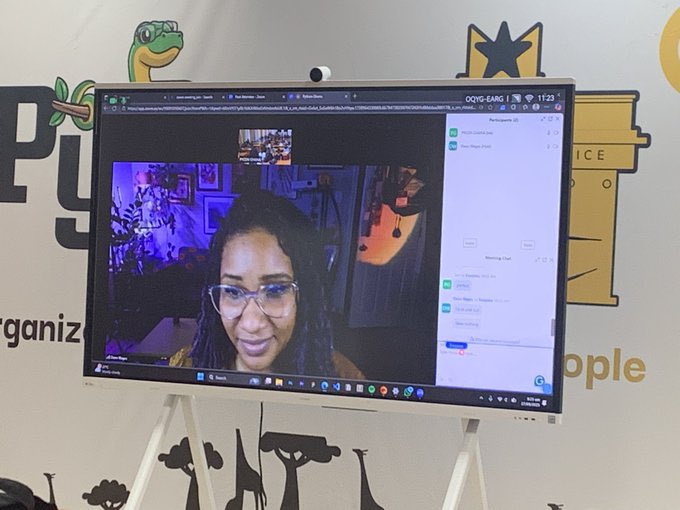 ExpZen's tweet image. It’s Day 3 of #PyConGhana2025! 🚀
We’re starting strong with Dawn Gibson Wages bringing the fire 🔥🐍