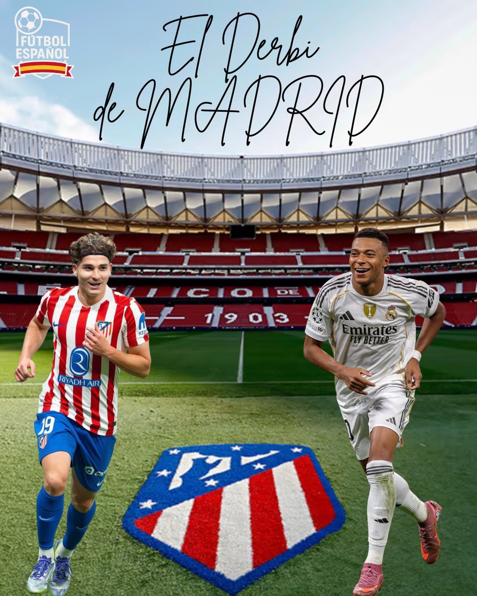EL DERBI DE LOS DERBIS 😮‍💨⚔️

#AtletiRealMadrid a las 16:15h

#LALIGAEASPORTS
