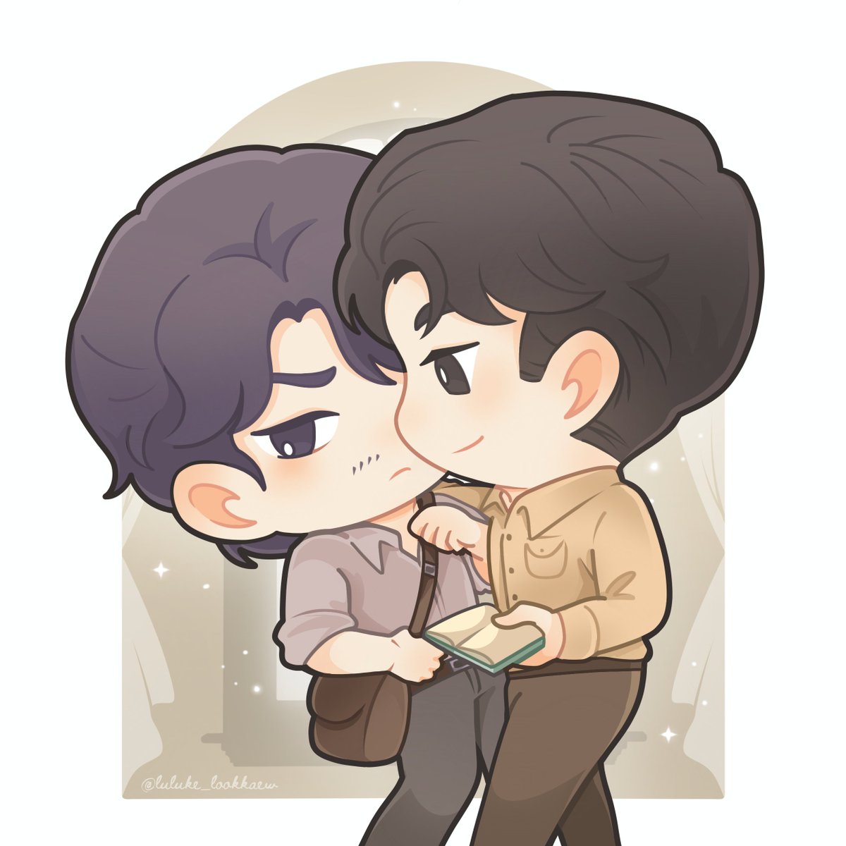 luluke_lookkaew's tweet photo. "𝙒𝙝𝙖𝙩 𝙖𝙧𝙚 𝙮𝙤𝙪 𝙡𝙤𝙤𝙠𝙞𝙣𝙜 𝙖𝙩? 😾"
"𝘼𝙩 𝙖 𝙨𝙩𝙤𝙣𝙚𝙬𝙖𝙡𝙡𝙚𝙧 😏"
#KrailertNaran in #ShineEP3 📚💕
.
#ShineTheSeries #สนยูโร #SonEuro https://t.co/efdqjtluy0