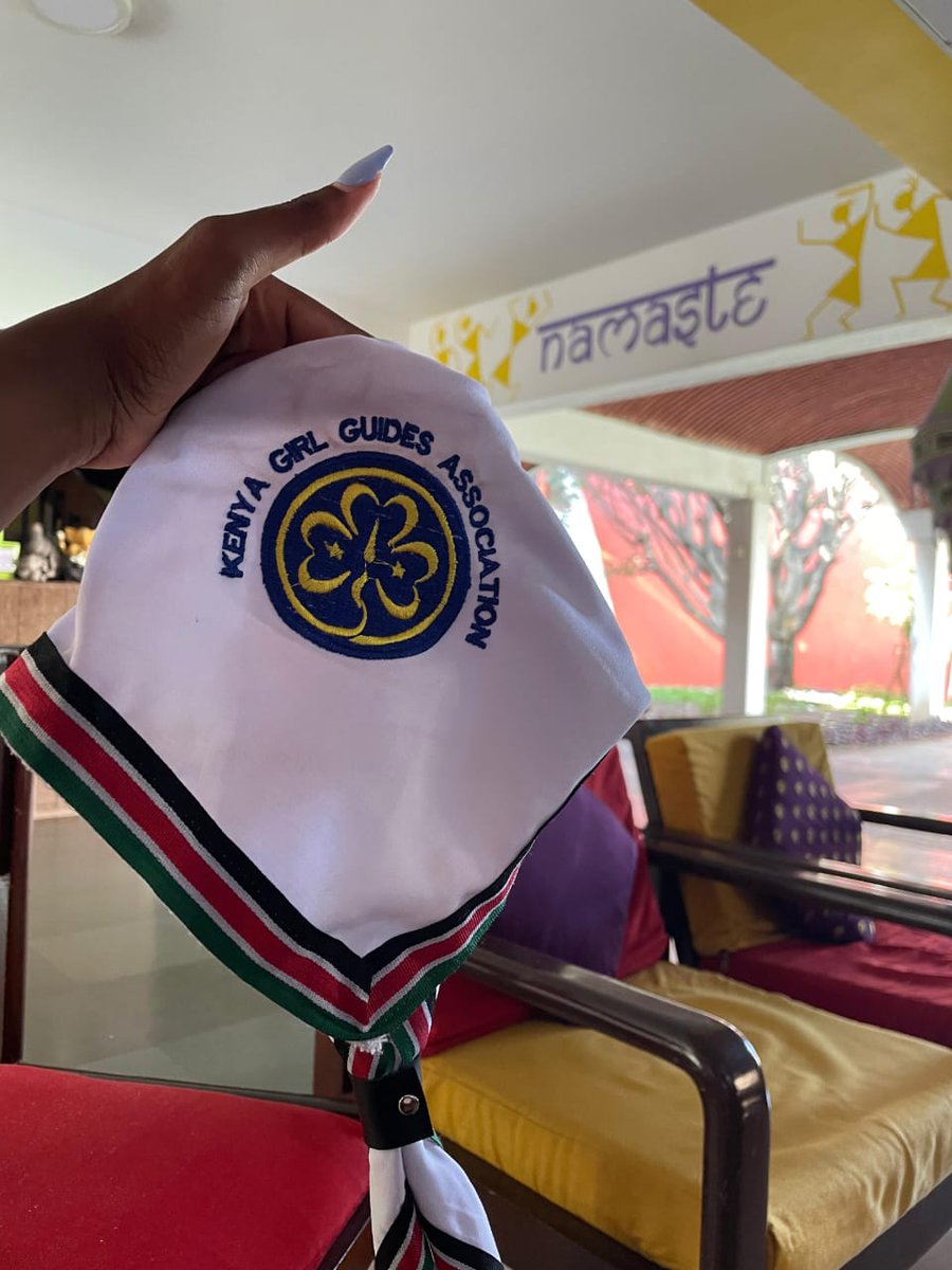 KenyaGirlGuides's tweet photo. We’re proud of Mercy Mueni who represented us at the Arts4Healing Event in Sangam, India! She connected globally, explored healing through arts, engaged with communities &amp; grew leadership skills. Her pride &amp; dedication inspire us all! 🌍✨ #GirlsCreatingABetterWorld #HereForHer https://t.co/g2P0xiuSpp