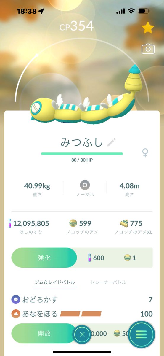 12solitaire's tweet photo. 316体でみつふし出ましたー
地獄見ましたよー😱

 #ノココッチ
#ポケモンGO https://t.co/BCsbMFcAPt