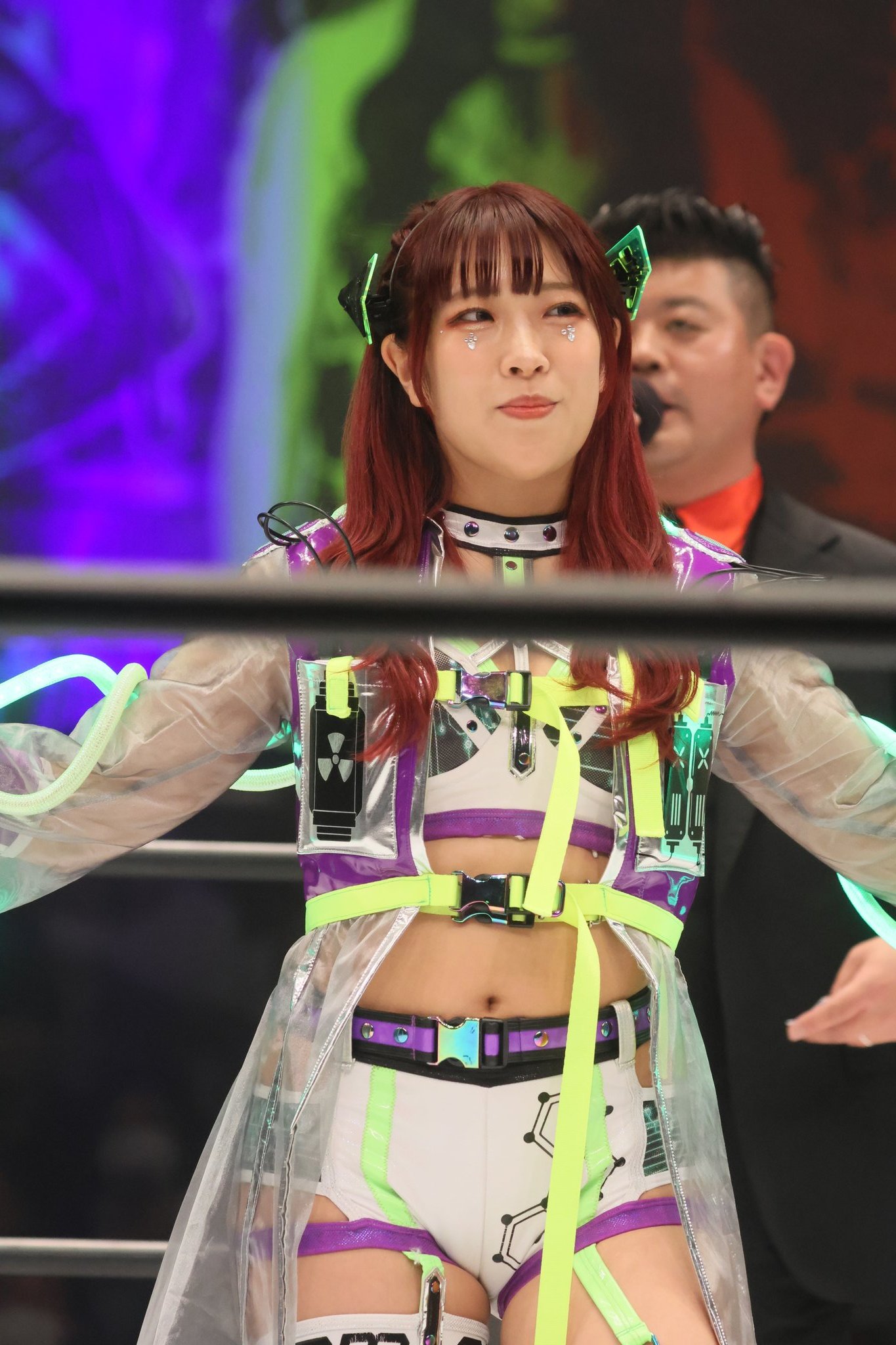 スターダム　AZM選手　2021等身大タペストリー スターダム AZM選手 2021等身大タペストリー AZM 等身大