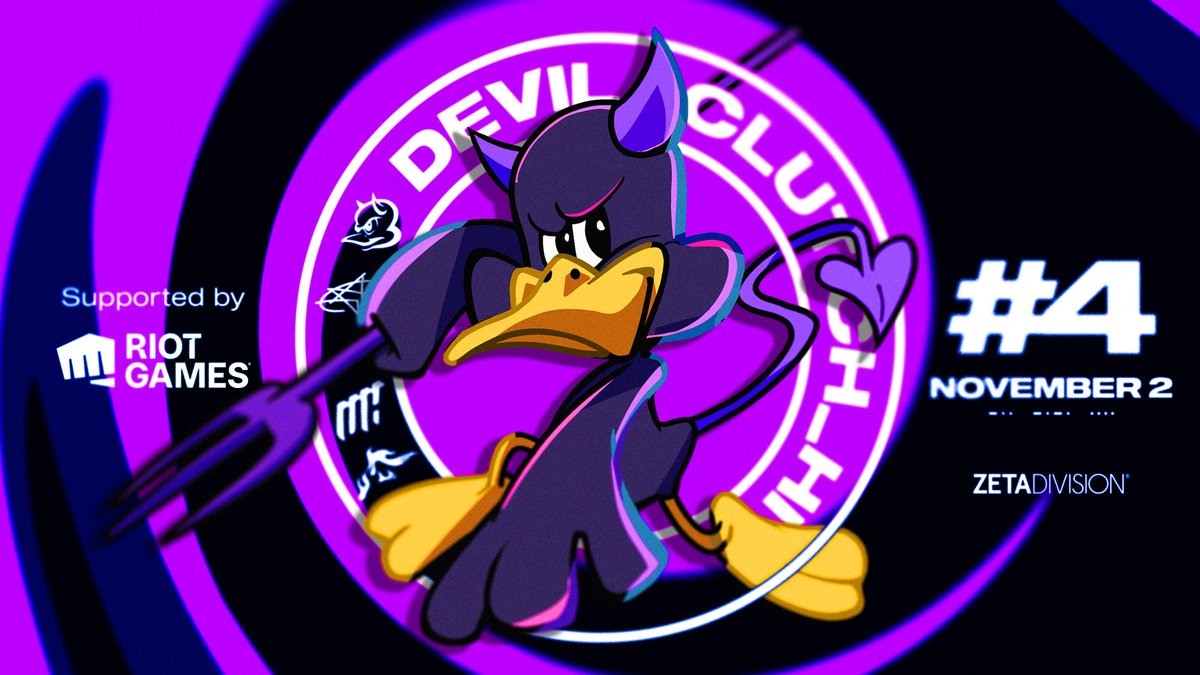 ん〜〜〜〜〜極...

😈Devil Clutch杯 #4 Supported by Riot Gamesやるぞ！
📅11/2(日) 本番 
🎥オンライン

スクリム開始はChampions終わったら！
マジで気合い入れてく

#デビクラ杯