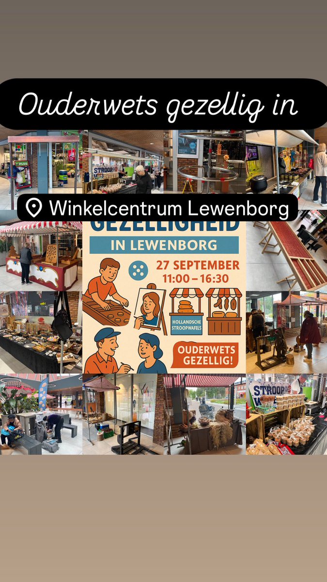 Ouderwets gezellig in <a href="/lewenborglive/">Lewenborg Winkelen</a> jij komt toch ook?