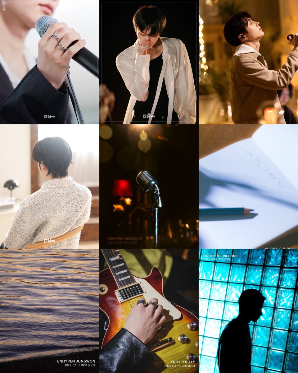 ENHYPEN COMING SOON COVERS 🥹 
OH NI-KI IS NEXT 🤍🤍🤍