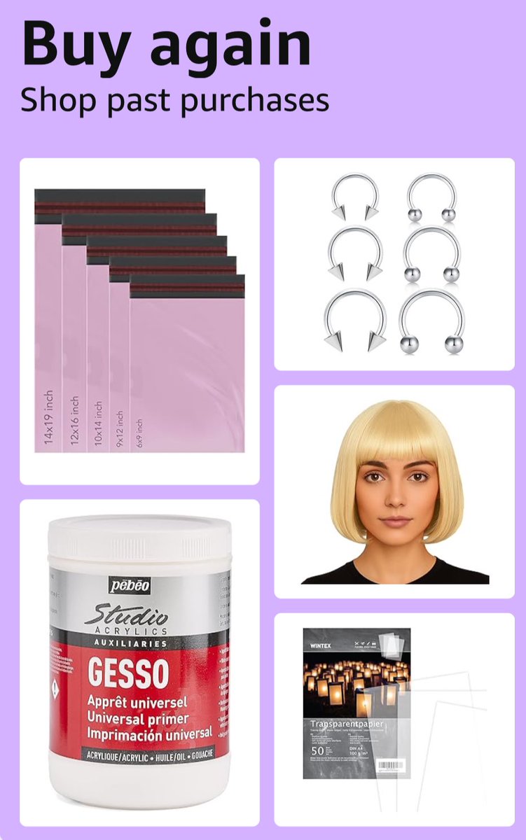 yeah normal and relevant past purchases