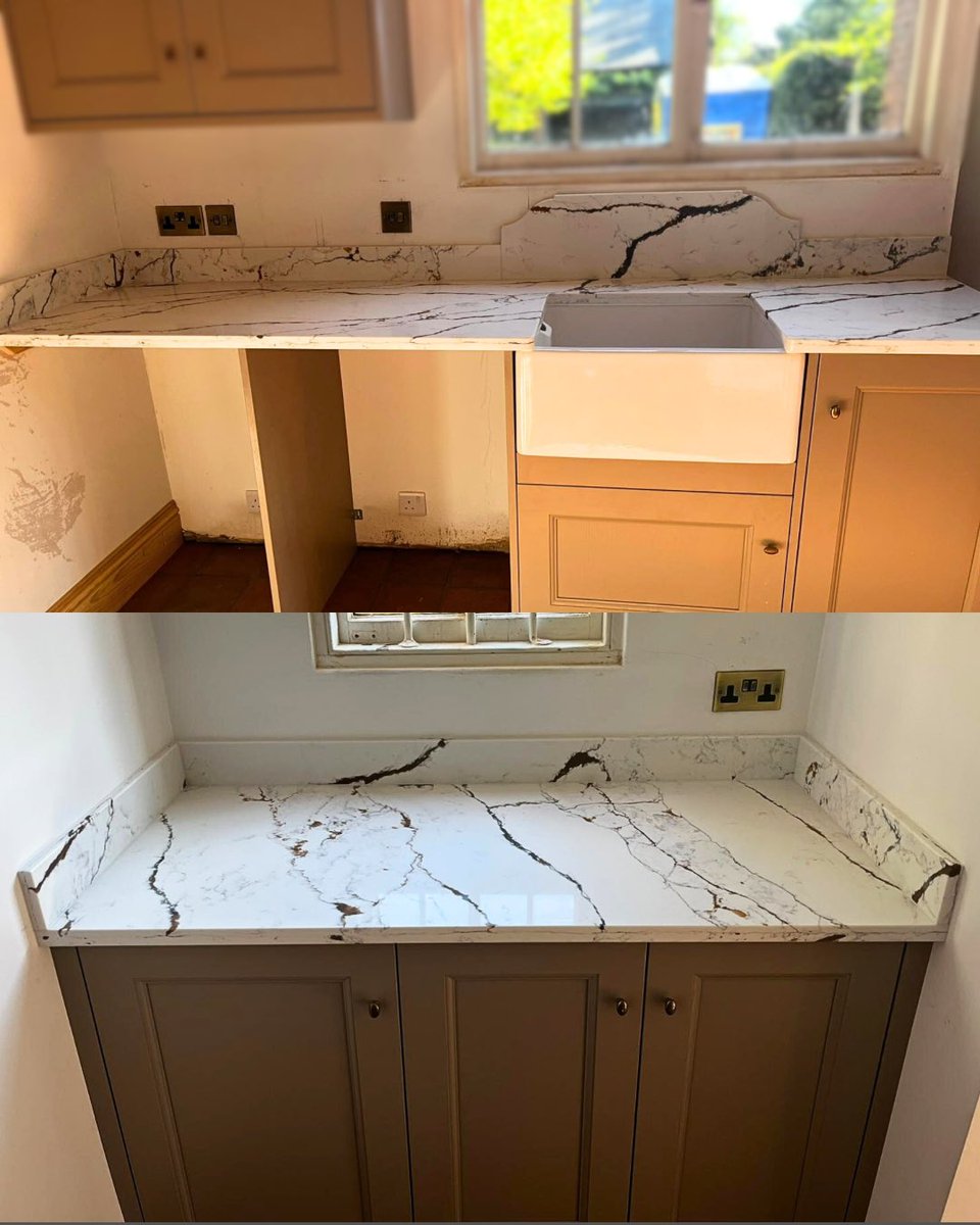 DesignStonework's tweet image. Freshly Fitted: 30mm Calacatta Cortina ✨

Templated, fabricated, and installed by our amazing team using @globalgraniteuk Quartz material. 

Bold veining, flawless finish, timeless style. 💎

#quartzworktops #designstoneworks #luxurysurfaces #norwich #kitcheninspo #globalquartz